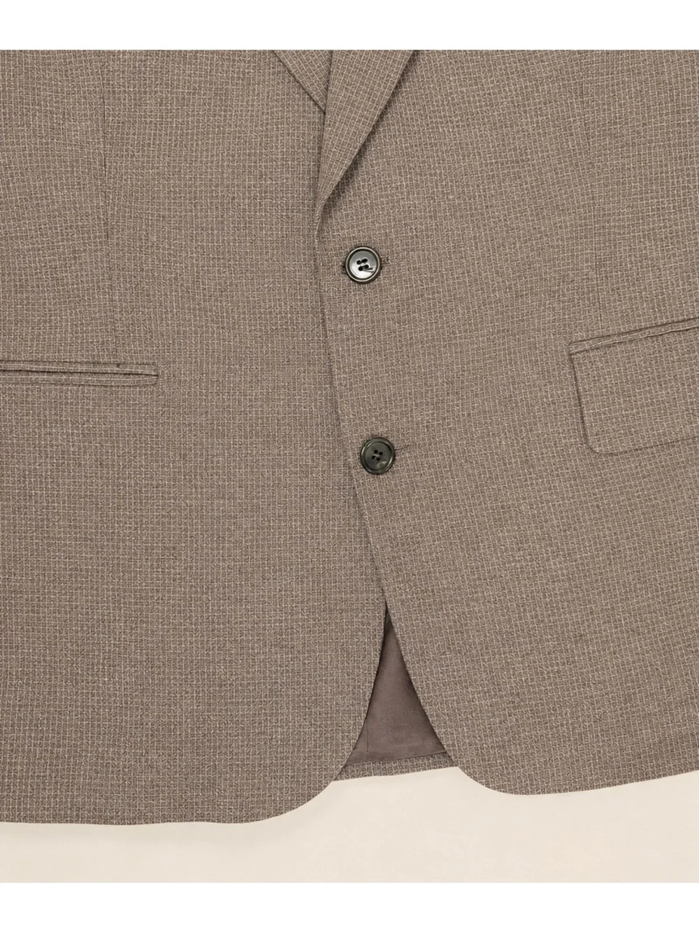 Stanley Blacker Couture Men’s Suit Jacket – Brown/Gray Textured Blazer